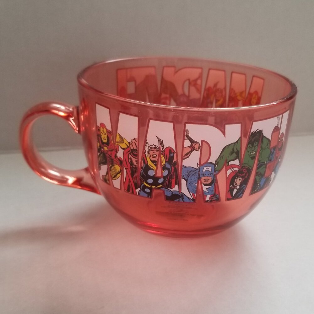 Marvel Logo Glass Mug